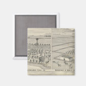 Holzholzunternehmen Magnet (Vorderseite/Rückseite)