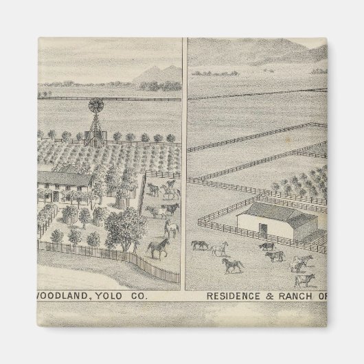 Holzholzunternehmen Magnet (Vorne)