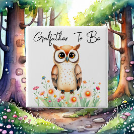 Holzhühner als Kinderdusche Button