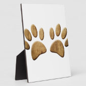 Holzhundpfau drucken fotoplatte (Seite)