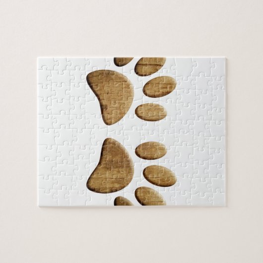 Holzhundpfau drucken puzzle (Horizontal)