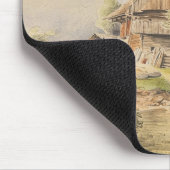 Holzhütte am See - Carl Lafite Mousepad (Ecke)