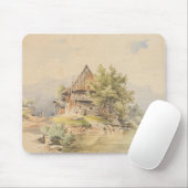 Holzhütte am See - Carl Lafite Mousepad (Mit Mouse)