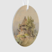 Holzhütte am See - Carl Lafite Ornament (Vorderseite)