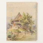 Holzhütte am See - Carl Lafite Planer (Rückseite)
