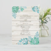 Holzhütte eine erfolgreiche Hochzeit. Rustikale Ka Einladung (Stehend Vorderseite)