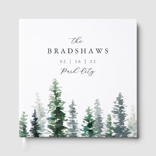 Holzhütte Evergreen Forest Gästebuch (Vorderseite)