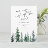 Holzhütte | Neuer Fleck des Woods Moving Ankündigung (Stehend Vorderseite)