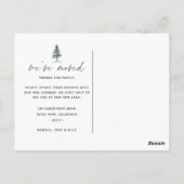 Holzhütte | Neuer Fleck des Woods Moving Postkarte (Rückseite)