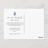 Holzhütte | Neuer Fleck des Woods Moving Postkarte (Rückseite)