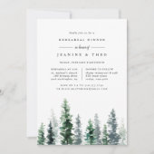 Holzhütte | Winterabend Probe Einladung (Vorderseite)