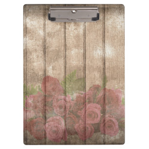 Holziger Hintergrund Modern Elegant Vintage Romant Klemmbrett