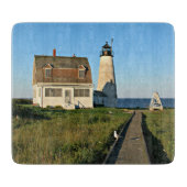 Holzinsel Leuchtturm, Maine Cutting Board Schneidebrett (Vorderseite)