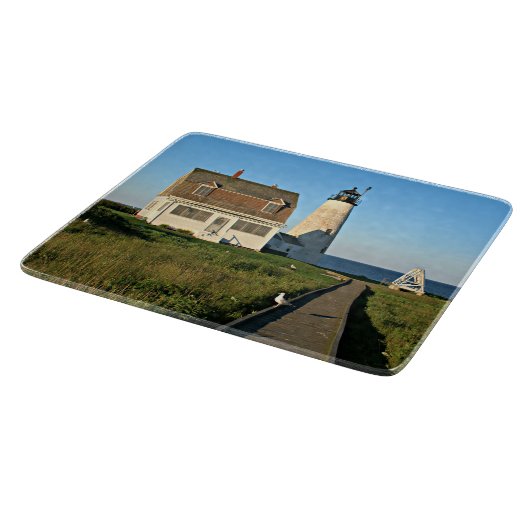 Holzinsel Leuchtturm, Maine Cutting Board Schneidebrett (Ecke)