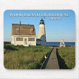 Holzinsel Leuchtturm, Maine Mousepad