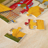 Holzinseln Leuchtturm Puzzle (Seite)