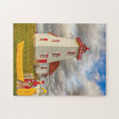 Holzinseln Leuchtturm Puzzle (Horizontal)