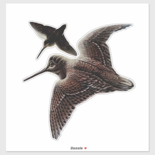 Holzjagd Aufkleber (Blatt)