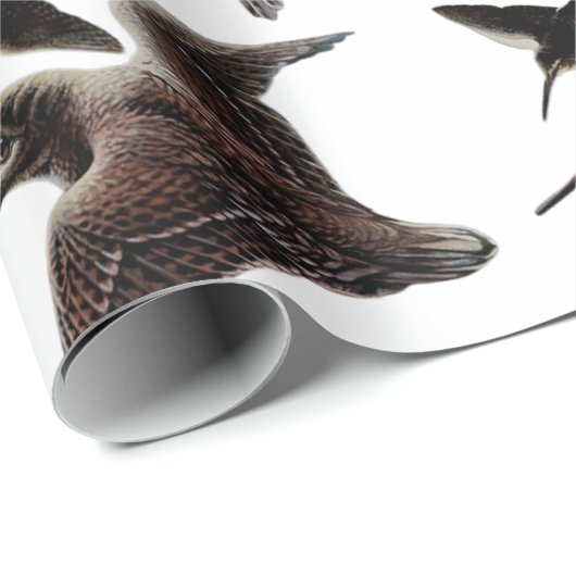 Holzjagd Geschenkpapier (Rolleneckpunkt)