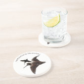 Holzjagd Getränkeuntersetzer (Seite)