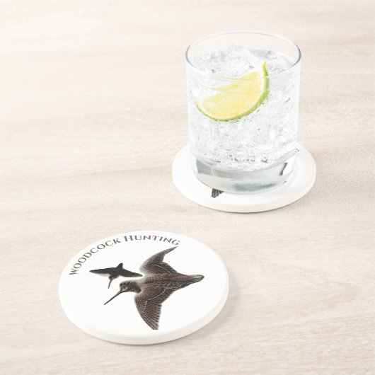 Holzjagd Getränkeuntersetzer (Seite)