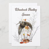 Holzjagd, Jäger Einladung (Vorne/Hinten)