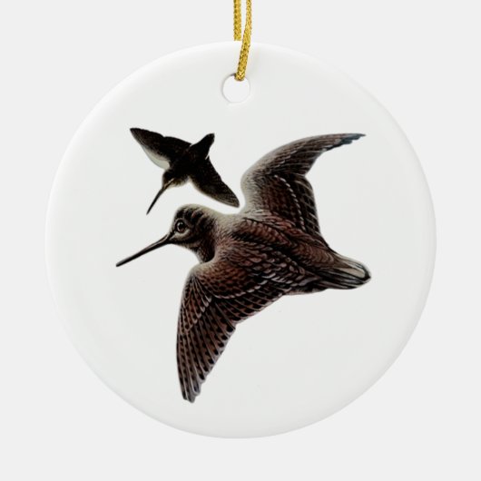 Holzjagd Keramik Ornament (Vorne)