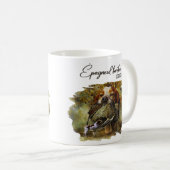 Holzjagd mit der Bretagne Spaniel Kaffeetasse (VorderseiteRechts)