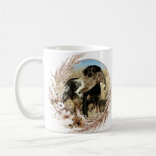 Holzjagd mit der Bretagne Spaniel Kaffeetasse