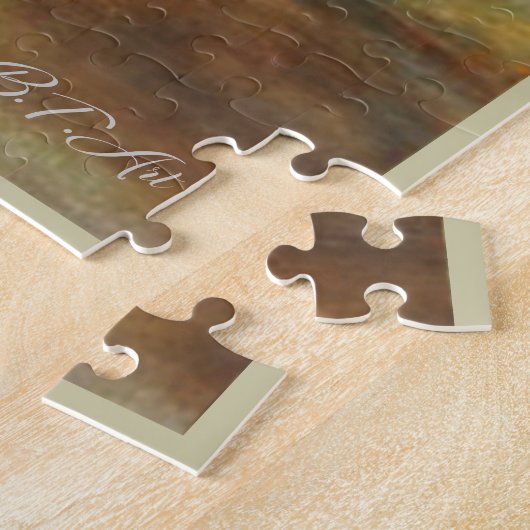 Holzjagd mit der Bretagne Spaniel Puzzle (Seite)