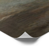 Holzjagd mit deutschem Drahthaar Pointer Poster (Ecke)