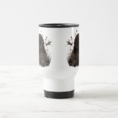 Holzjagd mit deutschem Drahthaar Pointer Reisebecher (Mittel)