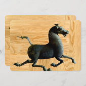 Holzjahr der Einladung des Pferdes (Vorne/Hinten)