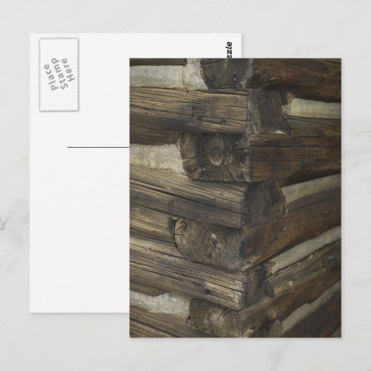 Holzkabine Postkarte (Vorne/Hinten)