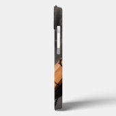 Holzkajak am Ufer des Bibersees Case-Mate iPhone Hülle (Rückseite / Links)