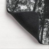 Holzkanopie 01 BW Mousepad (Ecke)