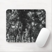 Holzkanopie 01 BW Mousepad (Mit Mouse)