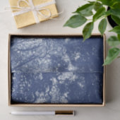 Holzkanopie (02) - Cyanotypeneffekt Seidenpapier (Geschenk)