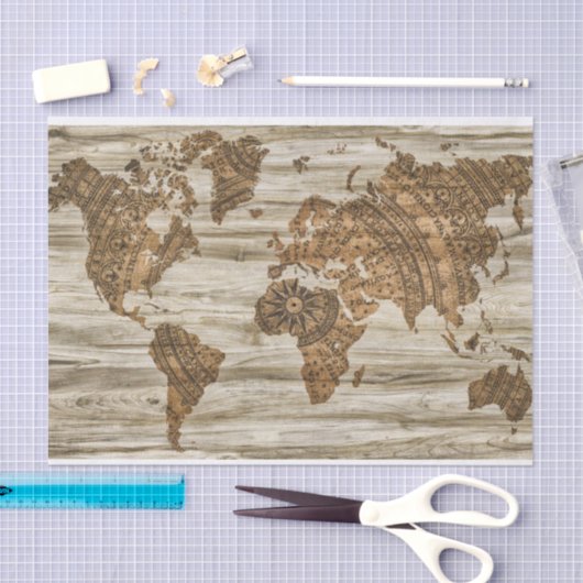 Holzkappenpapier Seidenpapier (Handwerk)