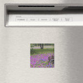 Holzkart im Feld Phlox, Blaue Bonnets mit Magnet (In Situ (Geschirrspüler))