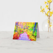 HOLZKARTE KARTE (Gelbe Blume)