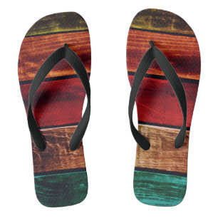 Holzkarten-Multi Flip Flops Jandals Thongs Slots Badesandalen