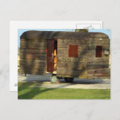 Holzkarvan-Anhänger-Postkarten Postkarte (Vorne/Hinten)