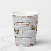 Holzkastenbecher - Papiertasse Pappbecher (Links)