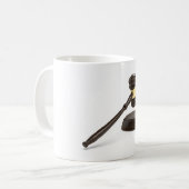 Holzkavel Kaffeetasse (Vorderseite Links)