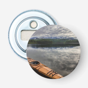 Holzkayak am Ufer des Bibersees Flaschenöffner