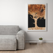 Holzkbaum Leinwanddruck
