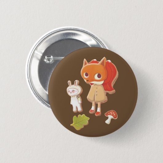 Holzkekse Button (Vorne & Hinten)