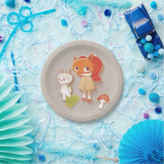 Holzkekse Pappteller (Party)