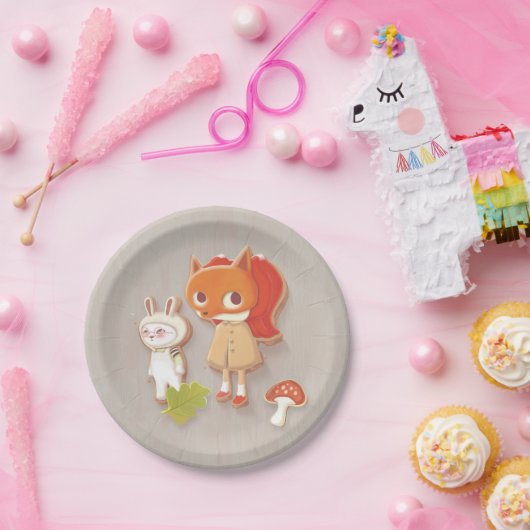 Holzkekse Pappteller (Party)